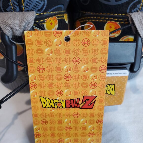 NWT Dragonball Z Men's Slip On Sneakers Shoes by GroundUp Orange Gray Black - Picture 8 of 9